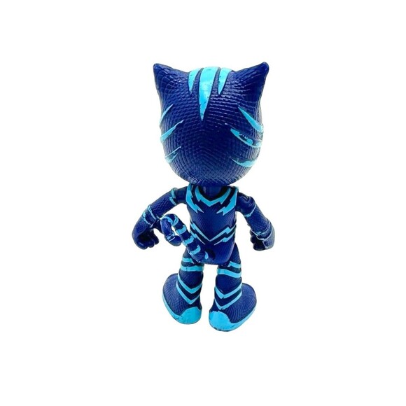 PJ Masks Blue Toy Car Mobile Vehicle Cat Boy figure figurine Set - Picture 8 of 8